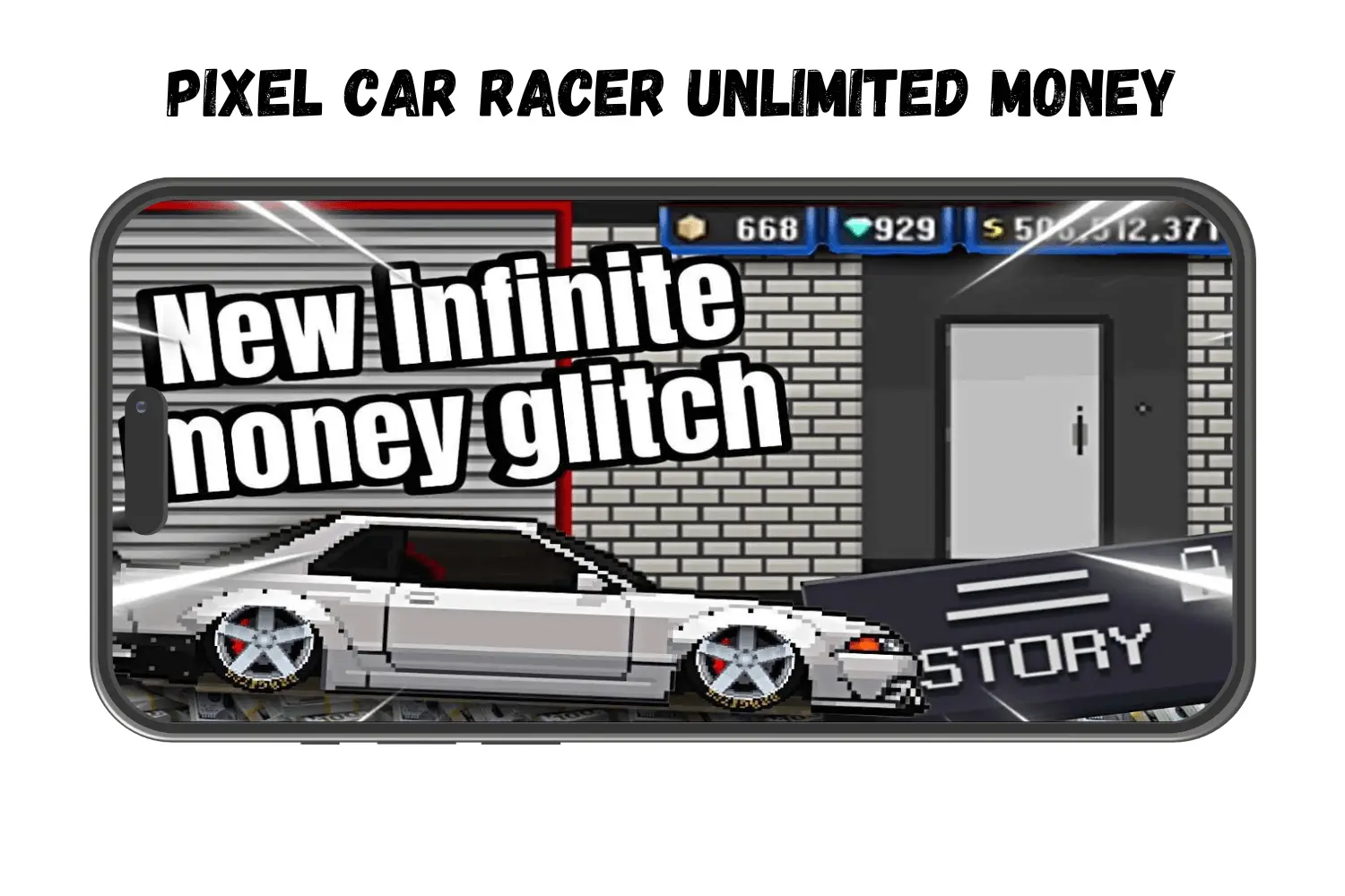 PIXEL CAR RACER Unlimited money