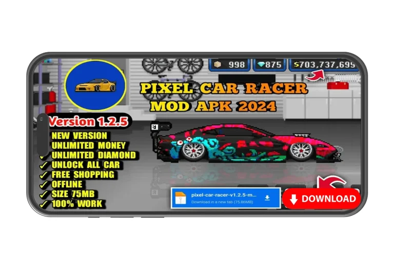 Pixel Car Racer Mod APK Unlimited money and diamonds