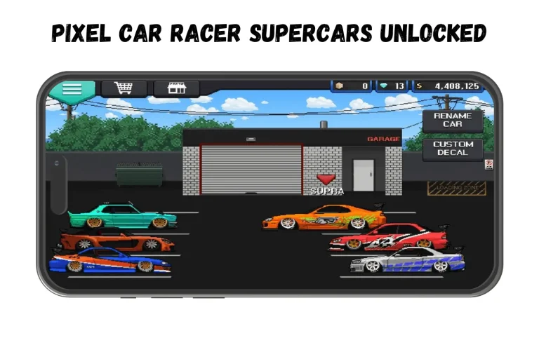 Pixel Car Racer Supercars Unlocked